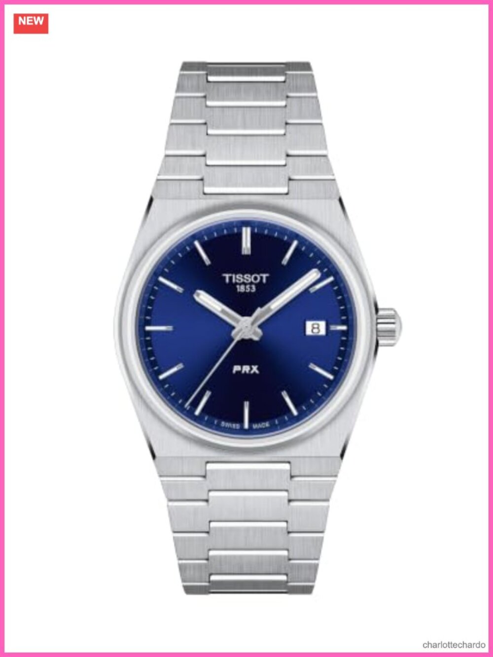 Tissot PRX Swiss Quartz Watch 35mm Stainless Steel Bracelet